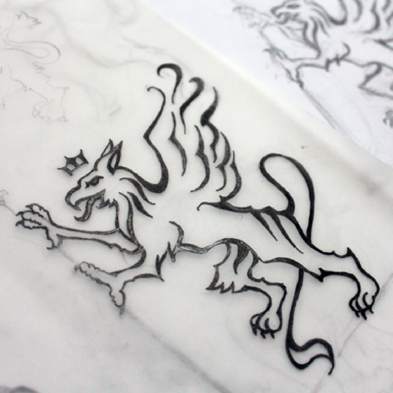 Furious Gryphon Logo Sketch 